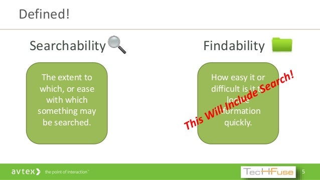 Findability vs search explained