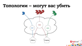 Топологии – могут вас убить 
 