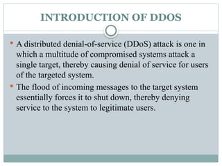 Denial of service in distributed systems ddos-attack-ppt.pptx