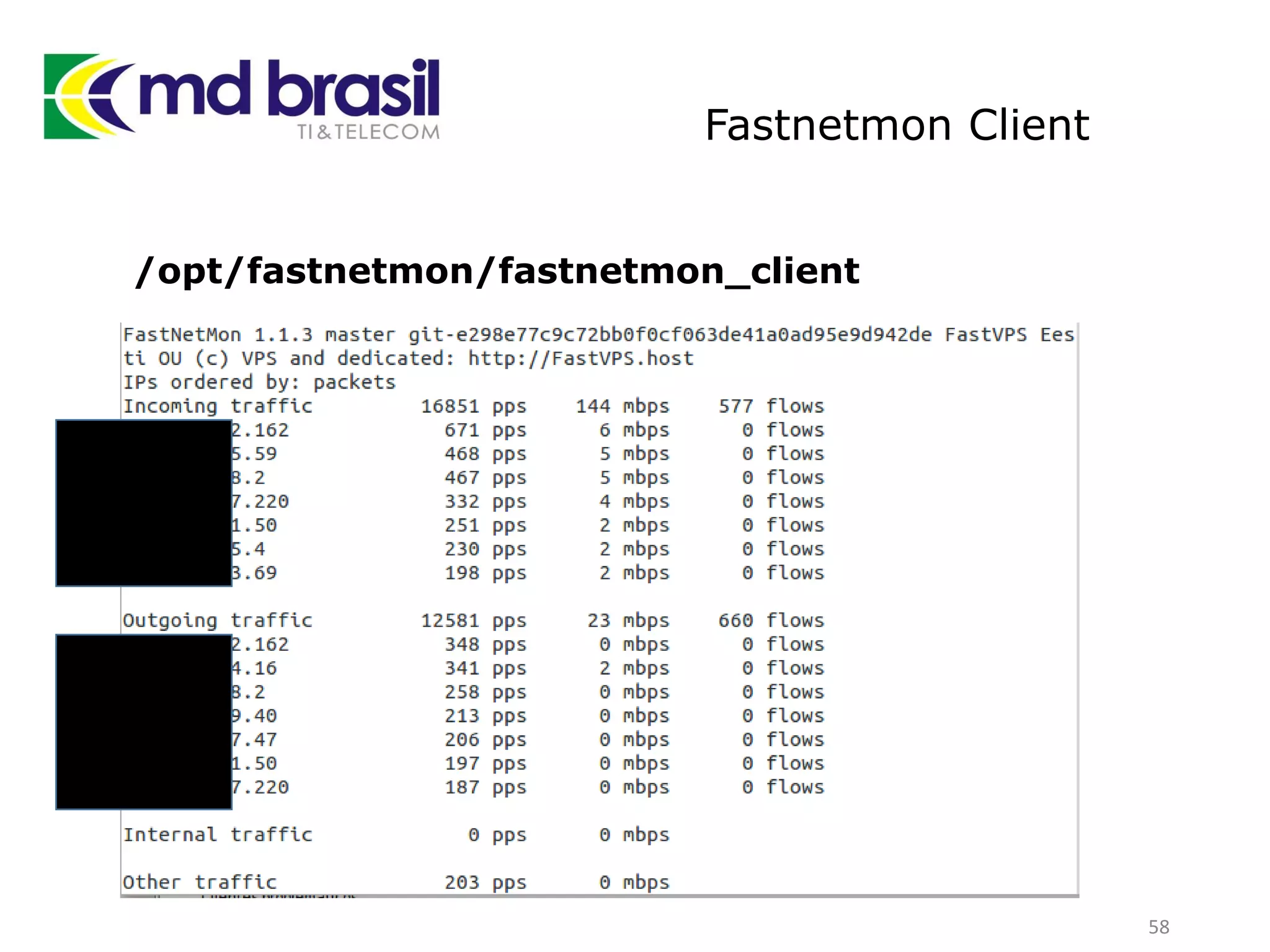 Fastnetmon Client
58
/opt/fastnetmon/fastnetmon_client
 