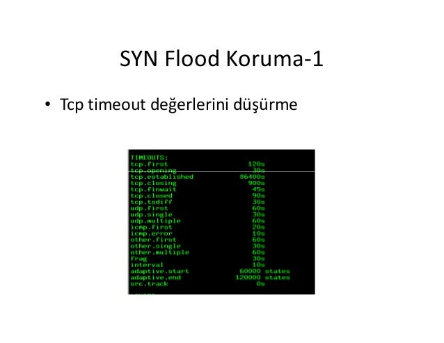 Tcp syn flood. Tcp syn flood