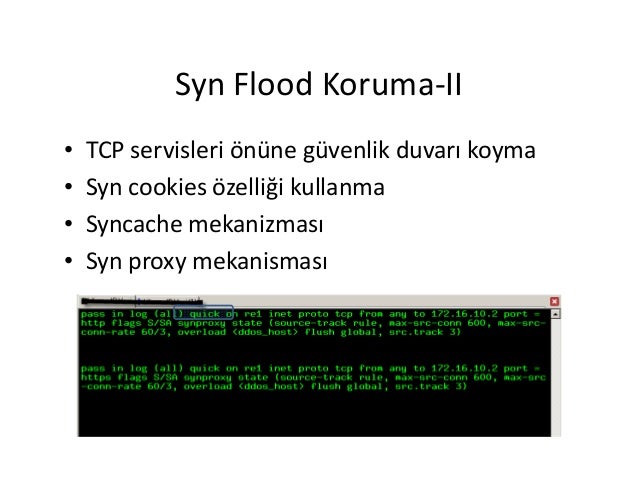 Tcp syn flood. Tcp syn flood
