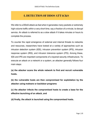 An Ultimate Guide to DDos Attacks: Detection, Prevention and Mitigation ...
