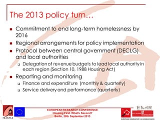 Ireland’s Housing Led Approach to Homelessness: The Way Home or a Path ...