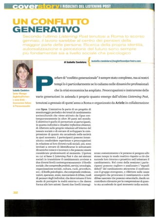 Un conflitto generativo