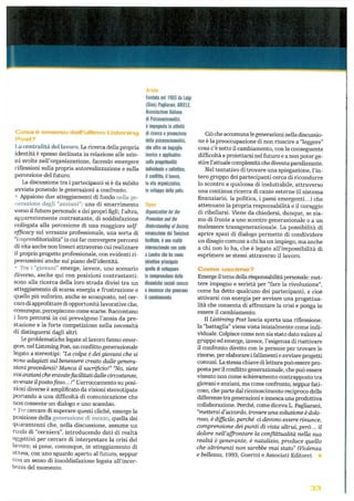 Un conflitto generativo