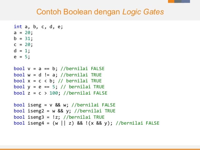Review Operator, Boolean, Selection, Repetition