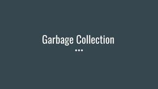 Garbage Collection
 