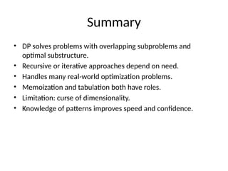 Deterministic Dynamic Programming Presentation | PPTX