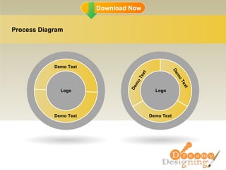 Process Diagram Demo Text Demo Text Logo Logo Demo Text Demo Text Demo Text 