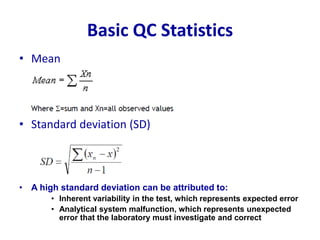 Quality Control in Clinical Chemistry | PPT