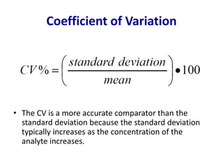 Quality Control in Clinical Chemistry | PPT