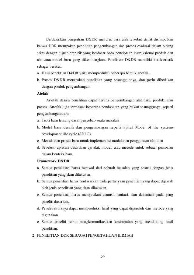 Makalah Ddr Design And Development Research And R D Research And D