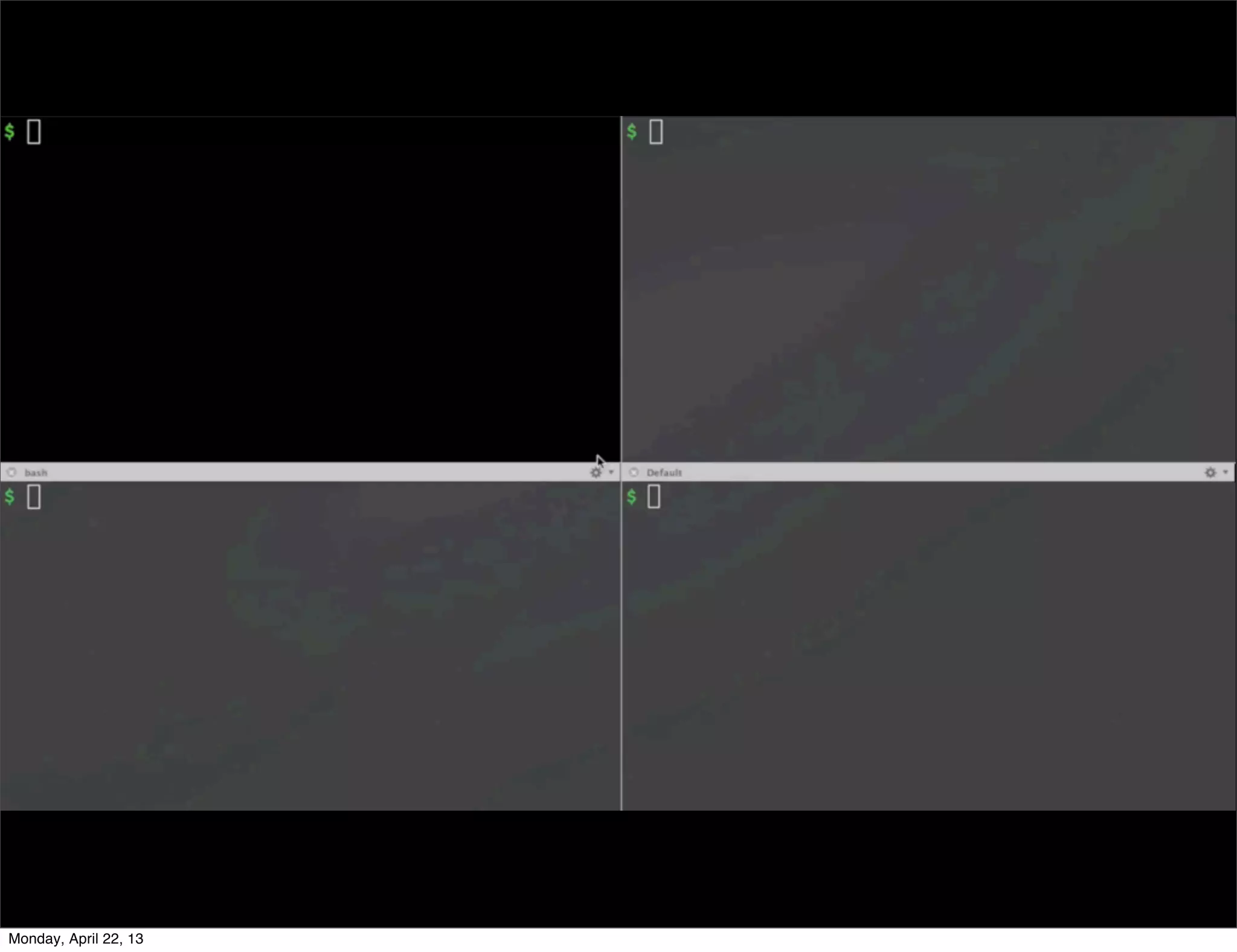 Monday, April 22, 13
 