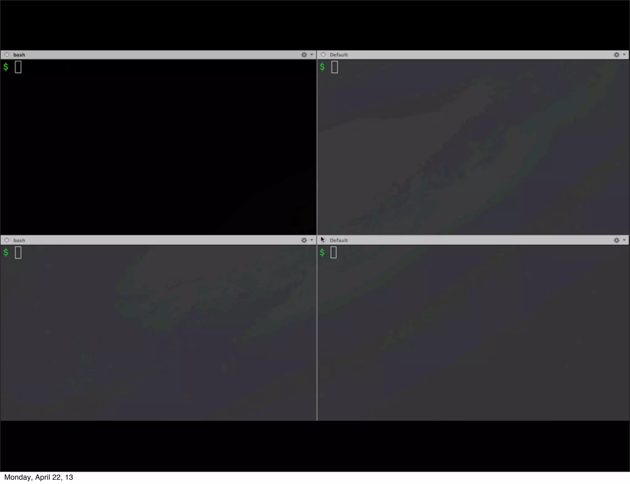 Monday, April 22, 13
 