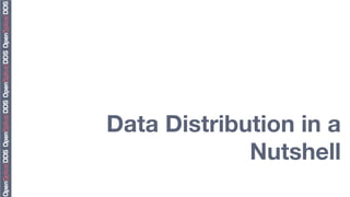 Data Distribution in a
             Nutshell
 