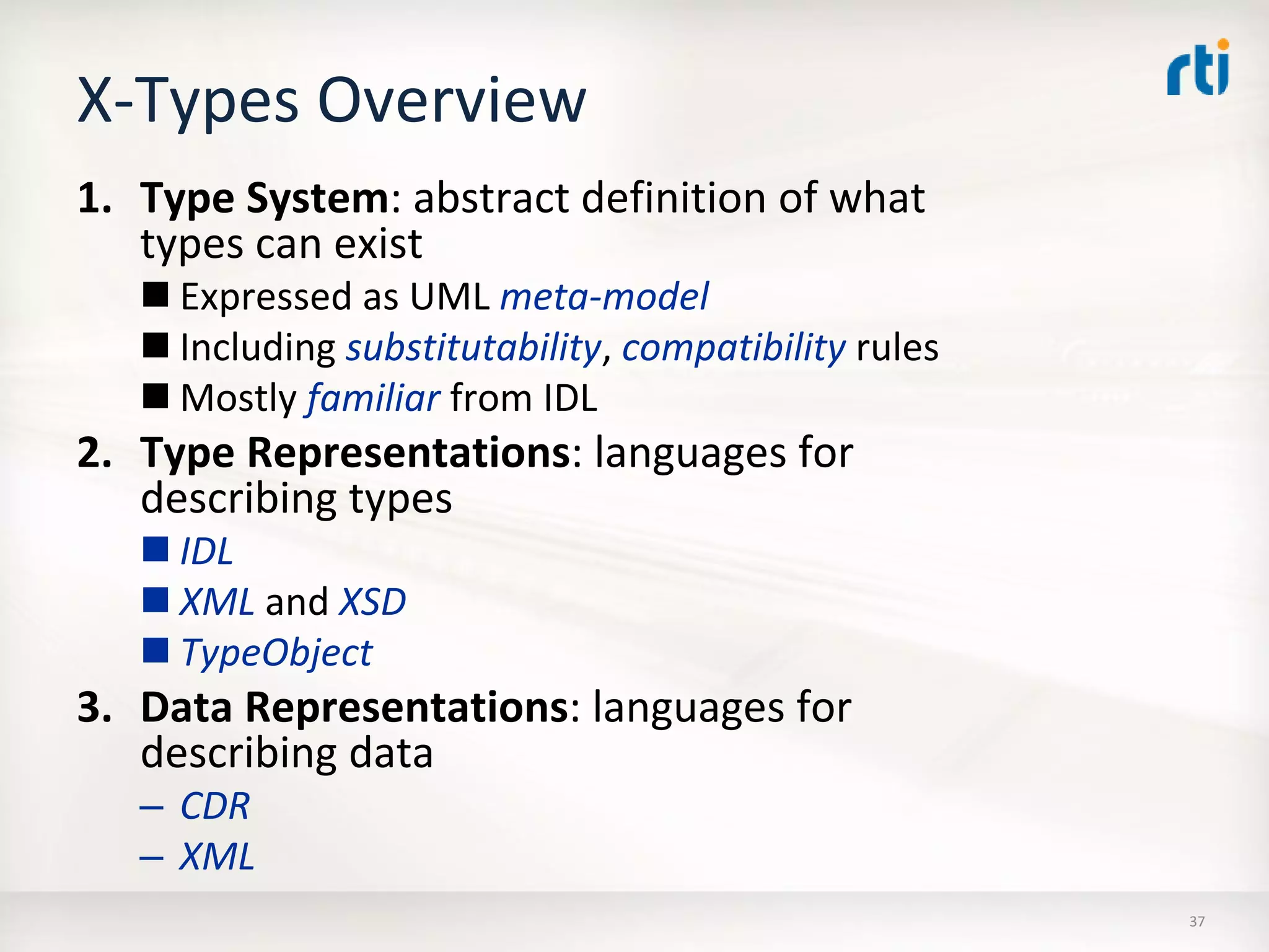 OMG Data Distribution Service (DDS) Advanced Tutorial