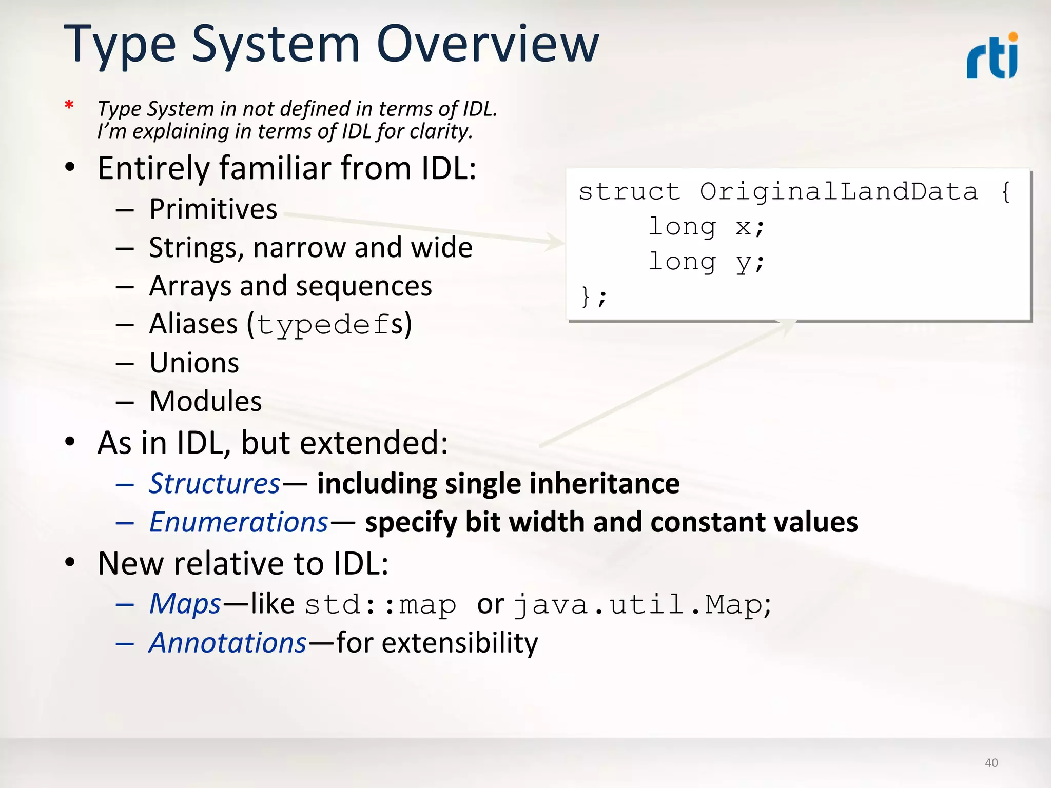 OMG Data Distribution Service (DDS) Advanced Tutorial