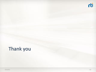 OMG Data Distribution Service (DDS) Advanced Tutorial