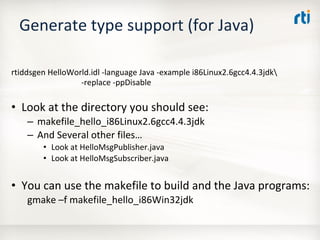 OMG Data Distribution Service (DDS) Advanced Tutorial