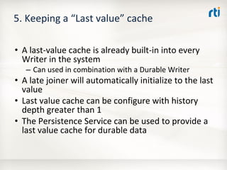 OMG Data Distribution Service (DDS) Advanced Tutorial