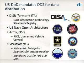 OMG Data Distribution Service (DDS) Advanced Tutorial