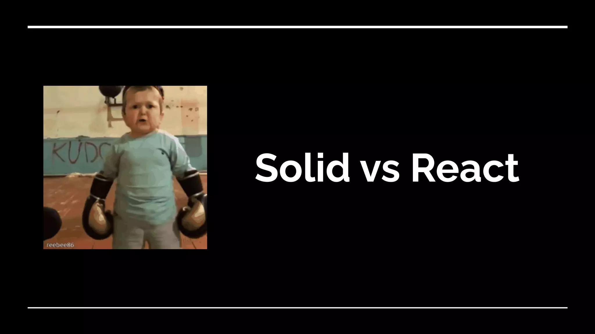 Solid vs React
 