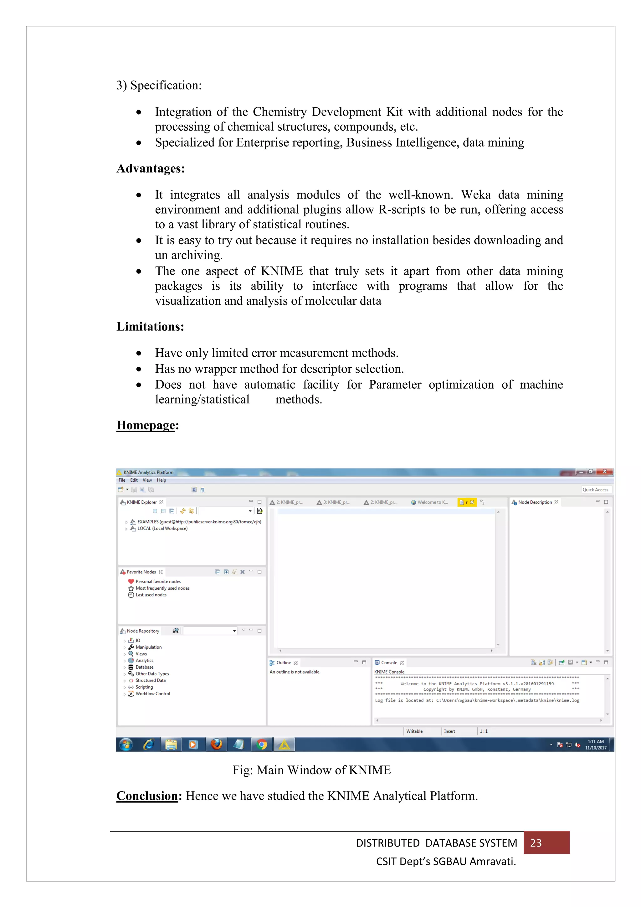 Distributed Database practicals | PDF