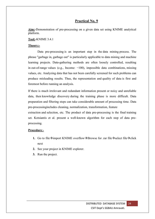 Distributed Database practicals | PDF | Databases | Computer Software ...