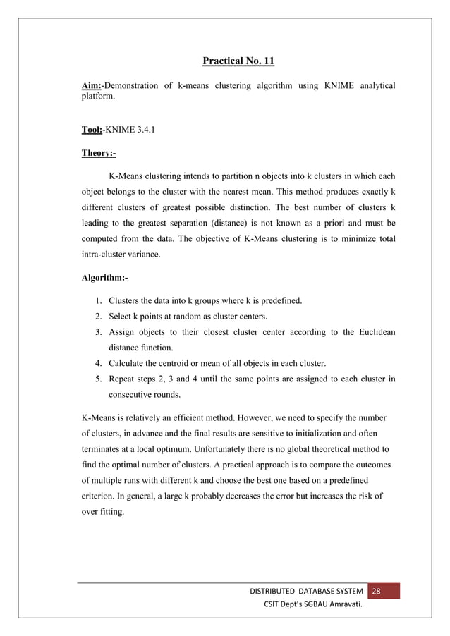Distributed Database practicals | PDF | Databases | Computer Software ...