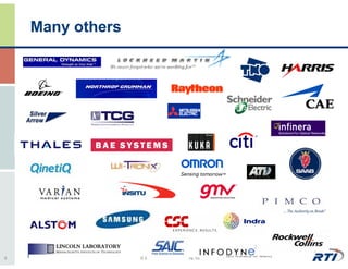 Many others




6                 © 2007 Real-Time Innovations, Inc.
 