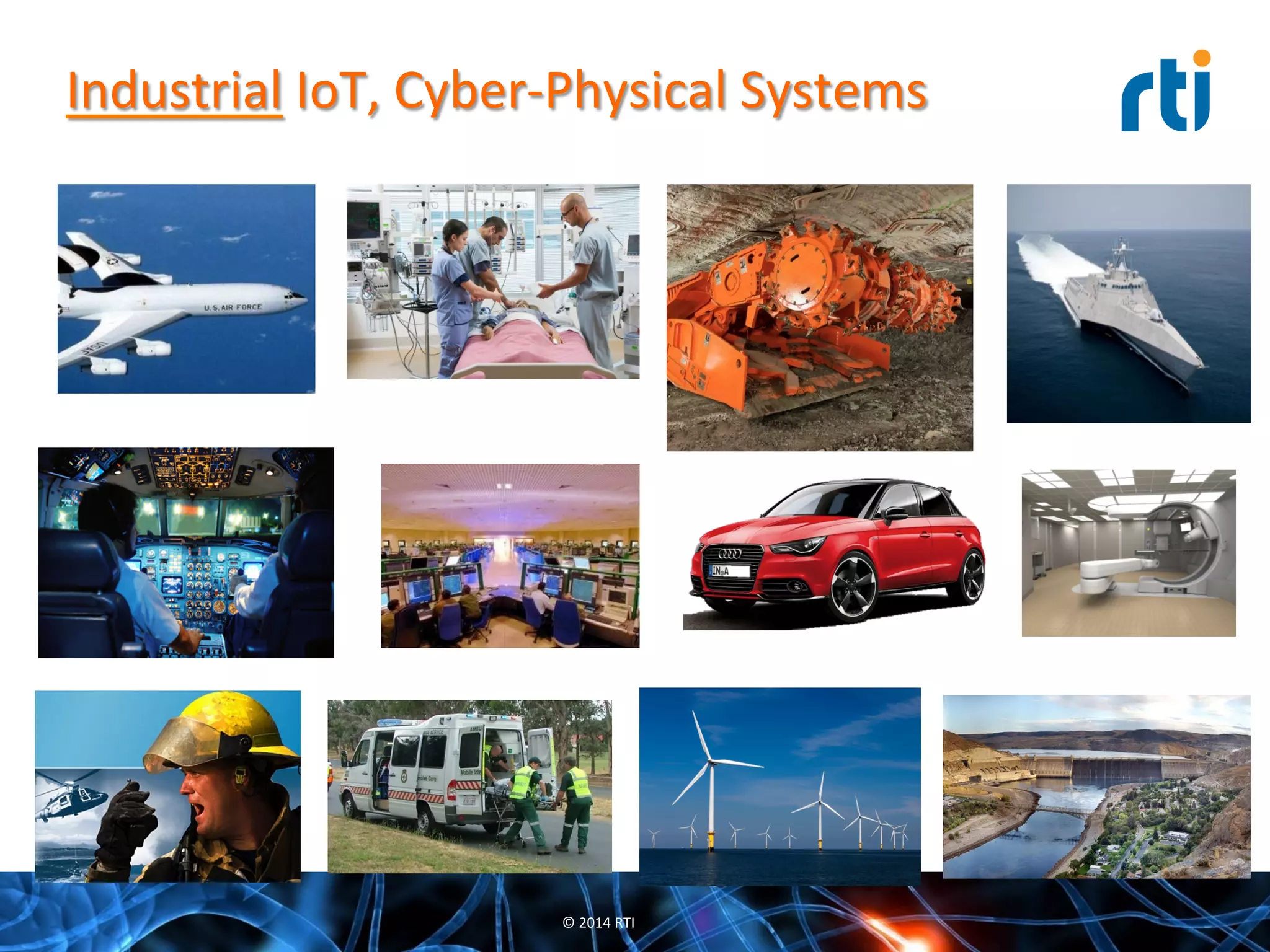 Industrial	
  IoT,	
  Cyber-­‐Physical	
  Systems	
  
©	
  2014	
  RTI	
  
 