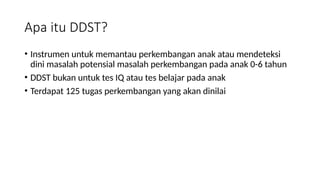 DDST_DENVER DEVELOPMENTAL SCREENING TESTS | PPTX