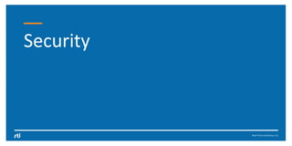Real-Time Innovations, Inc.
Security
 