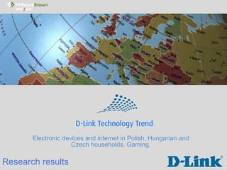 Electronic  devices and internet in Polish, Hungarian and Czech households. Gaming. Research results 
