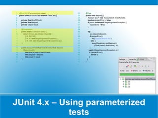 Data-Driven Unit Testing for Java | PPT