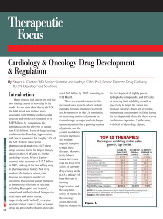 Cardiology & Oncology Drug Development & Regulation  PDF