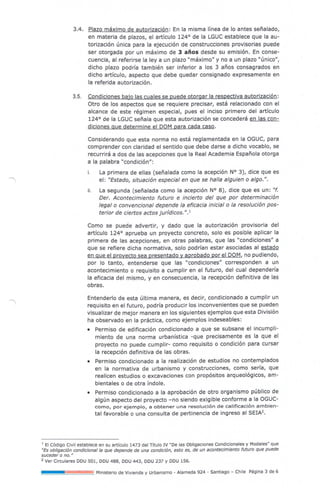 Obras provisorias desmontables en Chile, normativa DDU 506 | PDF