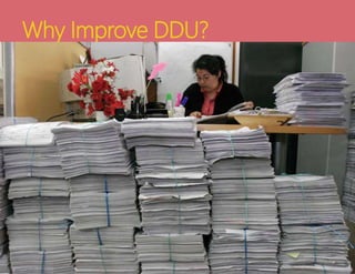 Why Improve DDU?
 