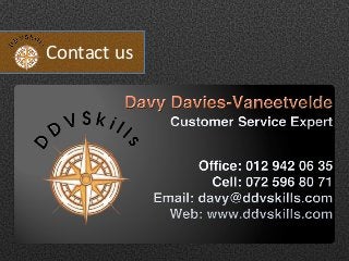 Contact	
  us
 