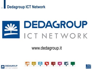 2 Dedagroup ICT Network
www.dedagroup.it
 