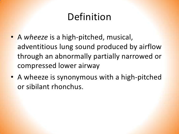 Dd wheezy chest in infant for fm