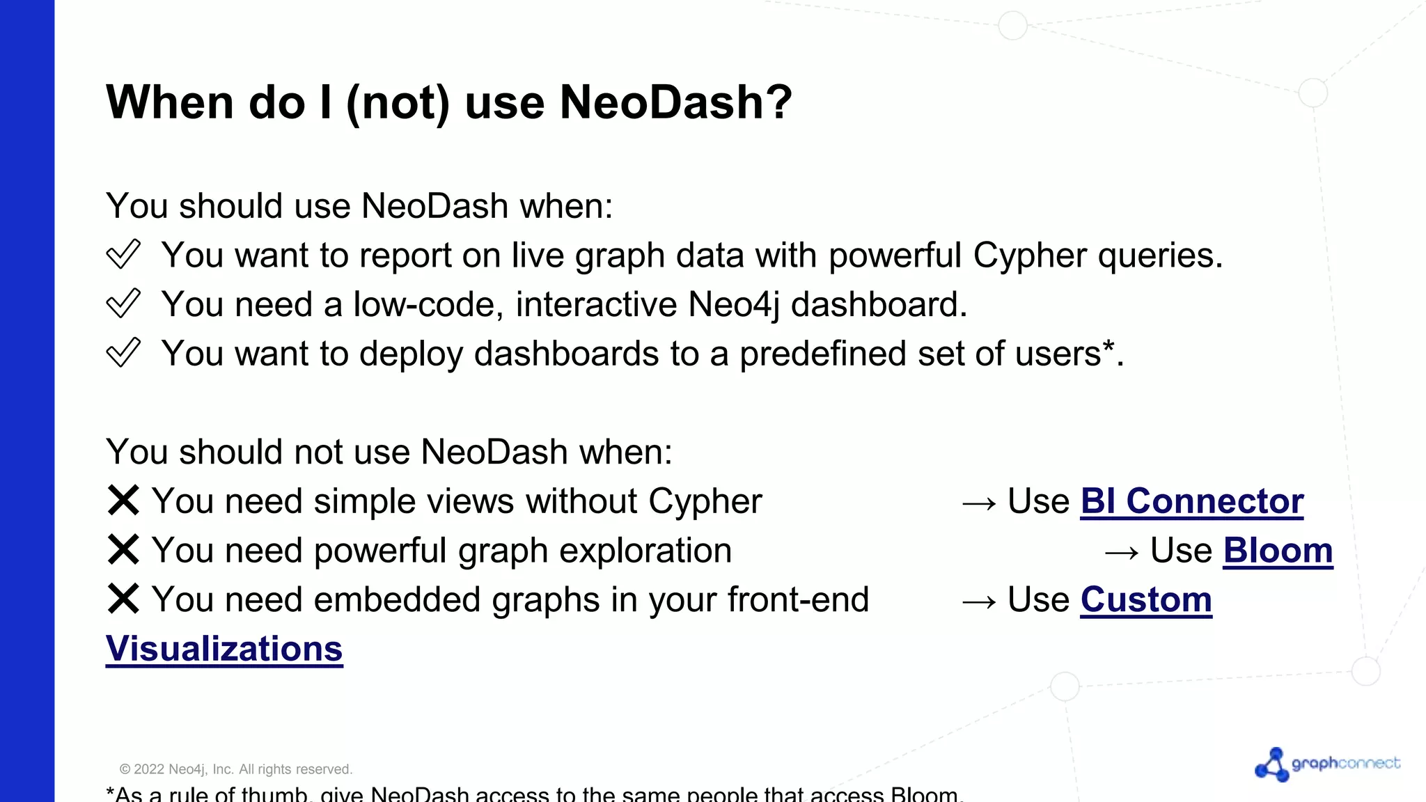 NeoDash - Building Neo4j Dashboards In Minutes | PPT