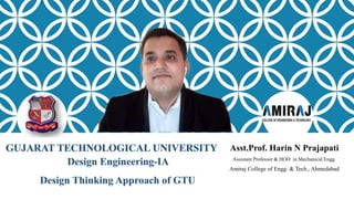 Asst.Prof. Harin N Prajapati
Assistant Professor & HOD in Mechanical Engg.
Amiraj College of Engg. & Tech., Ahmedabad
 