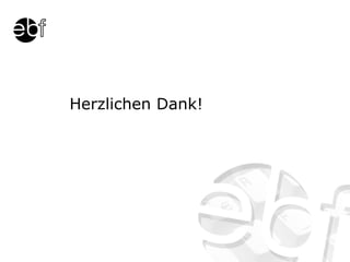 Herzlichen Dank! 
