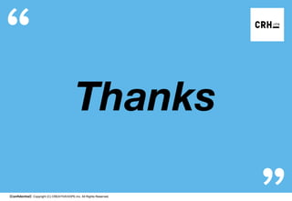 【Confidential】Copyright (C) CREATIVEHOPE,Inc. All Rights Reserved.
 