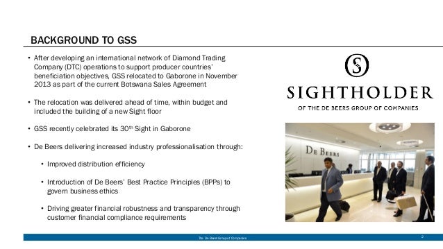 sightholders de beers group