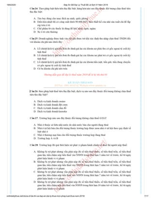 18/6/2020 Đáp Án Đề Đại Lý Thuế Đề Lẻ Đợt 01 Năm 2019
onthidailythue.net/clone-of-de-thi-va-dap-an-dai-ly-thue-mon-phap-luat-thue-nam-2019/ 7/17
Hướng dẫn giải đề đại lý thuế năm 2019 đề lẻ kỳ thi thứ 01
 
