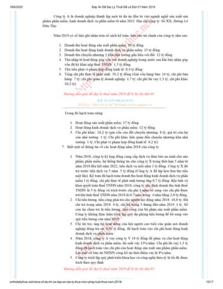18/6/2020 Đáp Án Đề Đại Lý Thuế Đề Lẻ Đợt 01 Năm 2019
onthidailythue.net/clone-of-de-thi-va-dap-an-dai-ly-thue-mon-phap-luat-thue-nam-2019/ 10/17
Hướng dẫn giải đề đại lý thuế năm 2019 đề lẻ kỳ thi thứ 01
Hướng dẫn giải đề đại lý thuế năm 2019 đề lẻ kỳ thi thứ 01
 