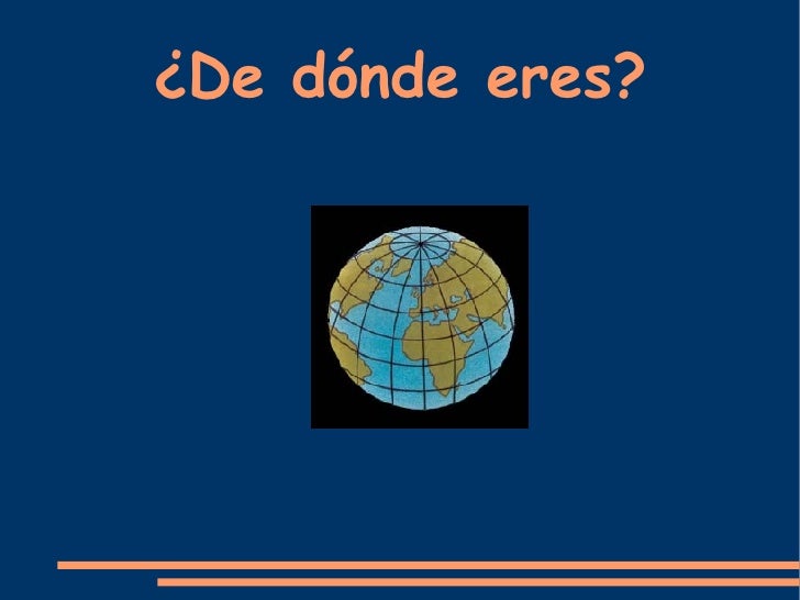 De Donde Eres.